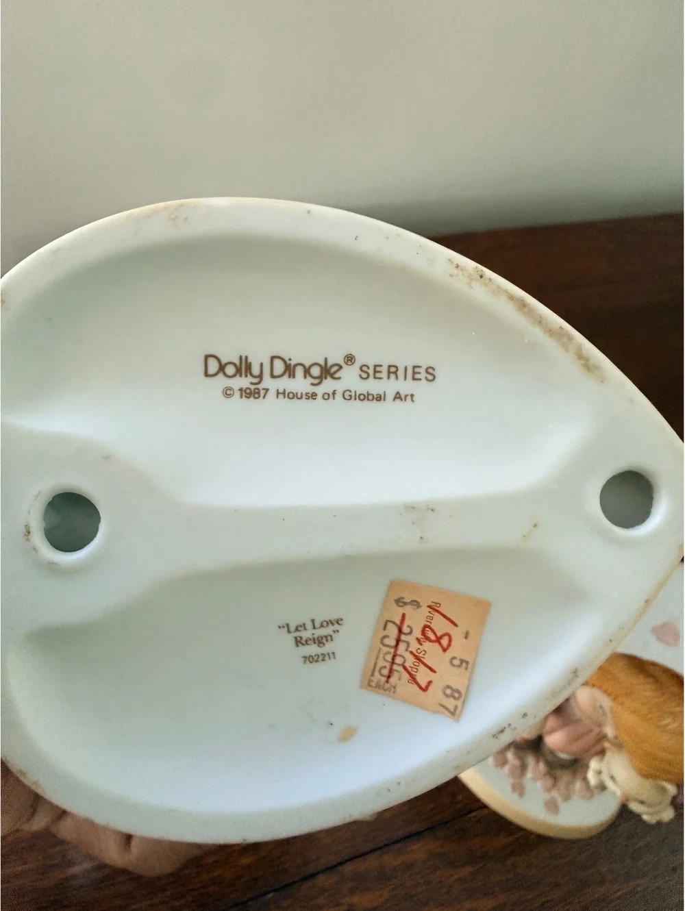 Dolly Dingle Series Porcelain Figurines Pair 1987
